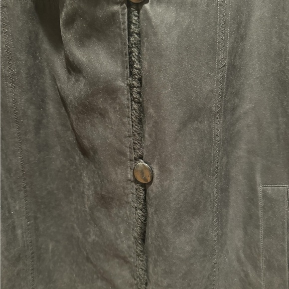 UTEX DESIGN Vintage 90s Faux Fur Lined Coat - Picture 3 of 12